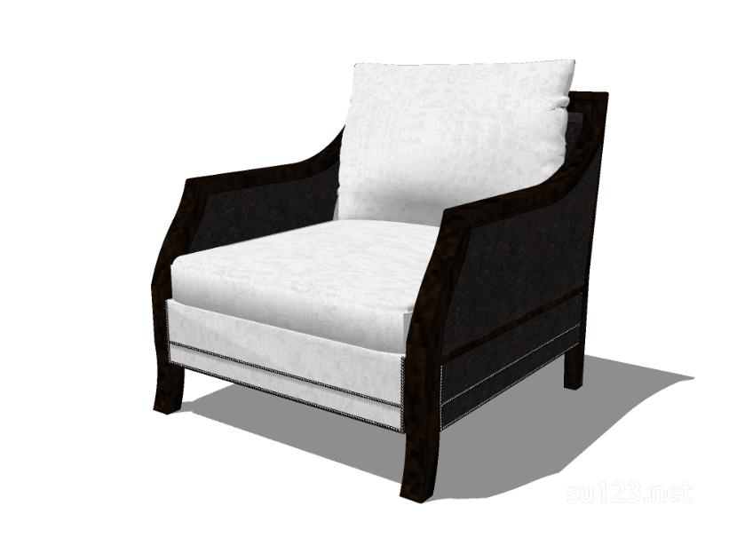 单人沙发57SU模型