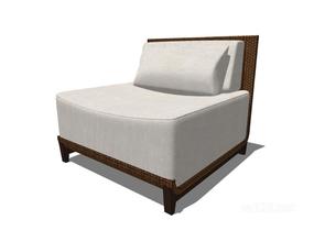 单人沙发14SU模型