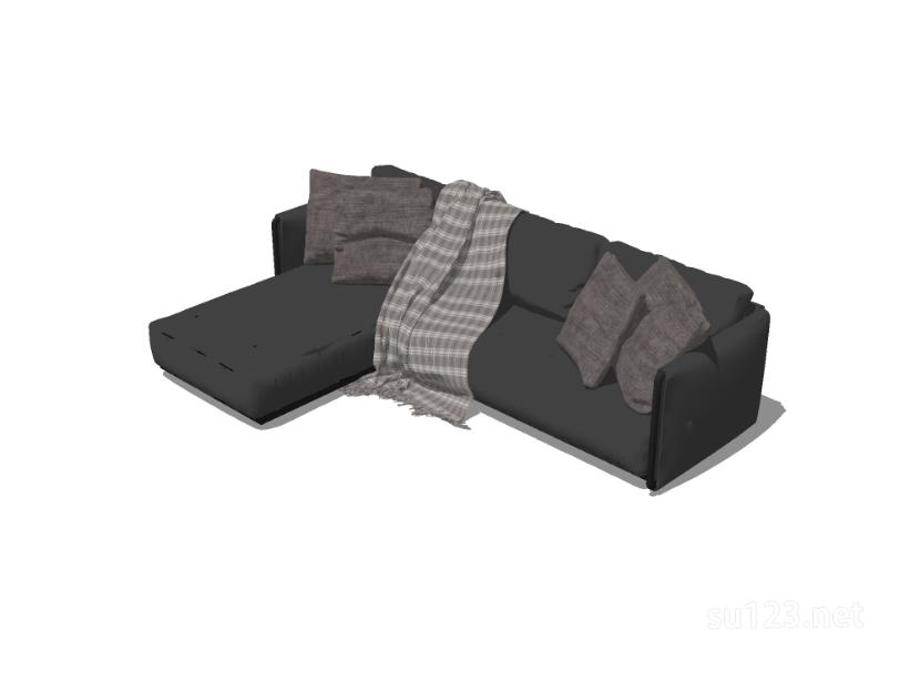 L型沙发14SU模型