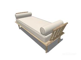 床尾椅12SU模型