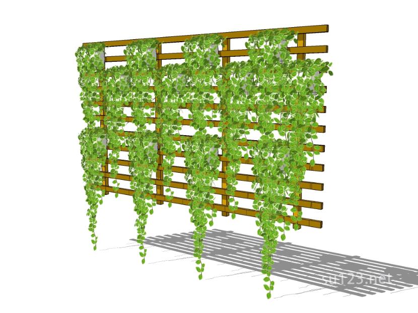 植物盆栽106SU模型草图大师sketchup模型