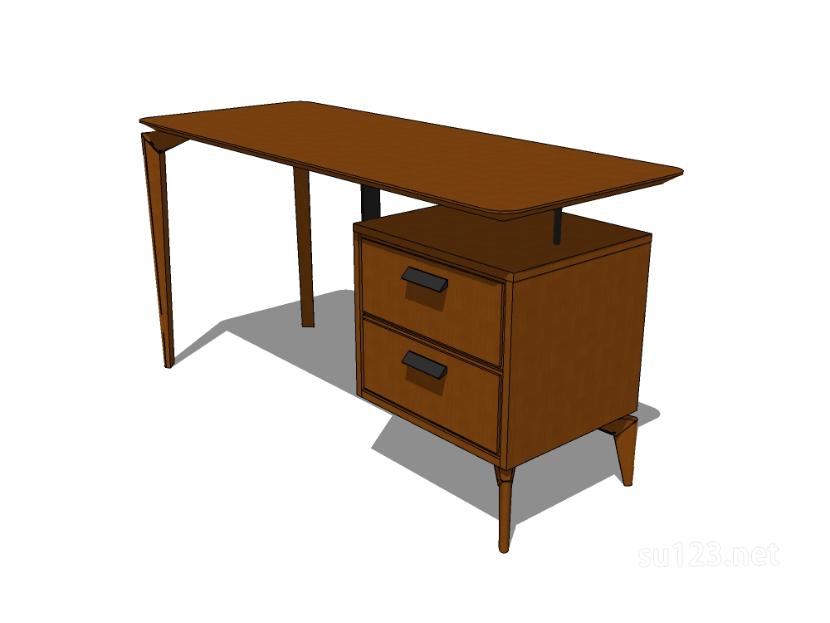 书桌2SU模型