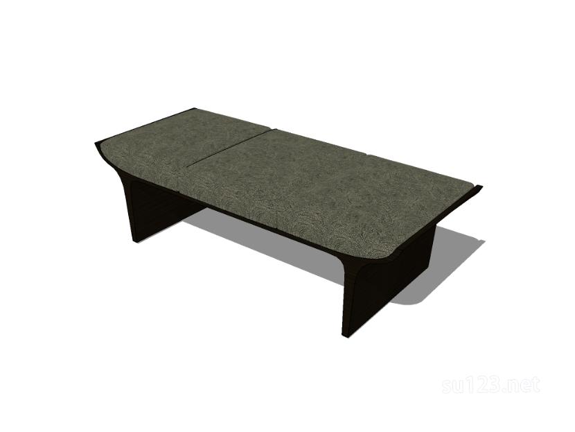 床尾椅1SU模型