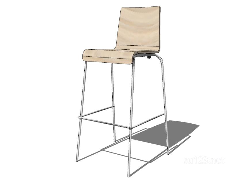 吧台椅11SU模型