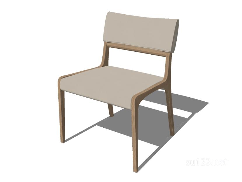 无扶手椅子单椅16SU模型草图大师sketchup模型