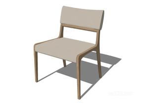 无扶手椅子单椅16SU模型
