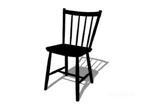 无扶手椅子单椅14SU模型