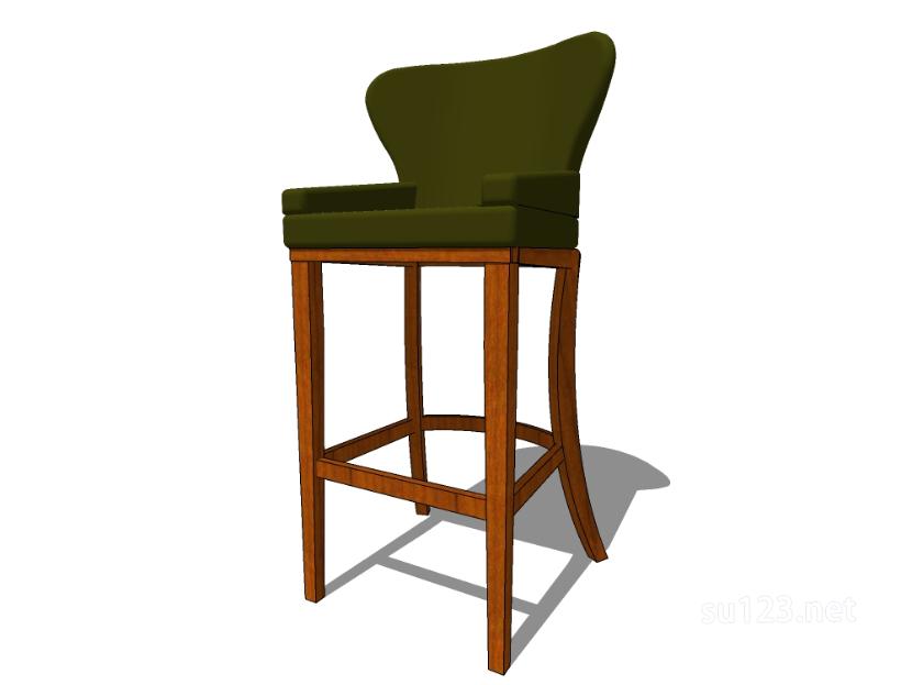 吧台椅8SU模型