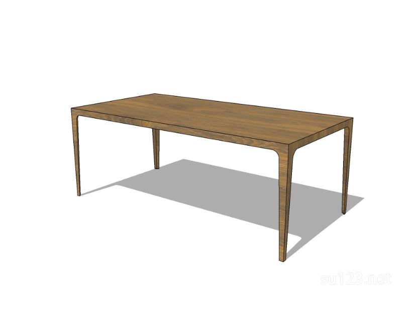 方餐桌21SU模型