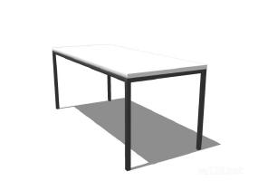 方餐桌25SU模型
