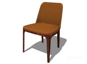 无扶手椅子单椅2SU模型