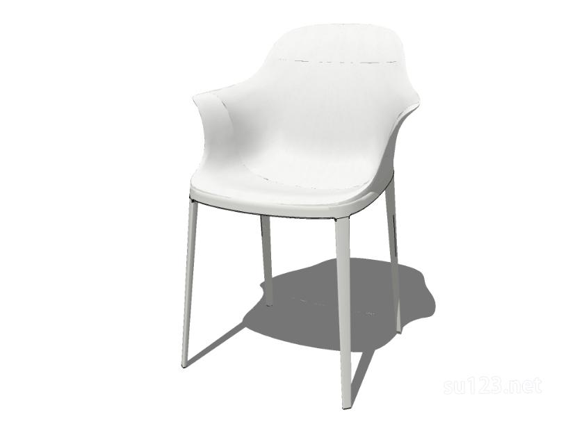 扶手椅子单椅5SU模型