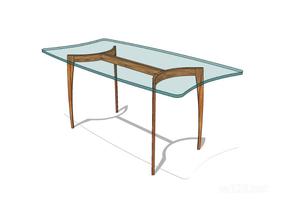 方餐桌43SU模型