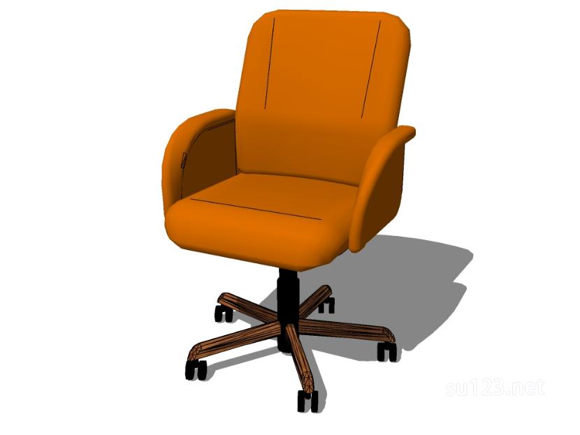 电脑椅3SU模型草图大师sketchup模型