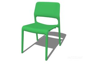 无扶手椅子单椅40SU模型