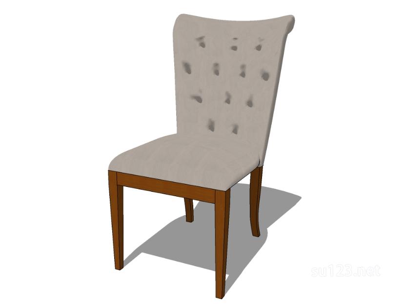 无扶手椅子单椅10SU模型草图大师sketchup模型