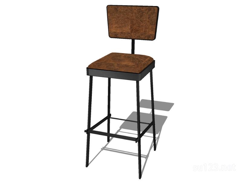 吧台椅3SU模型