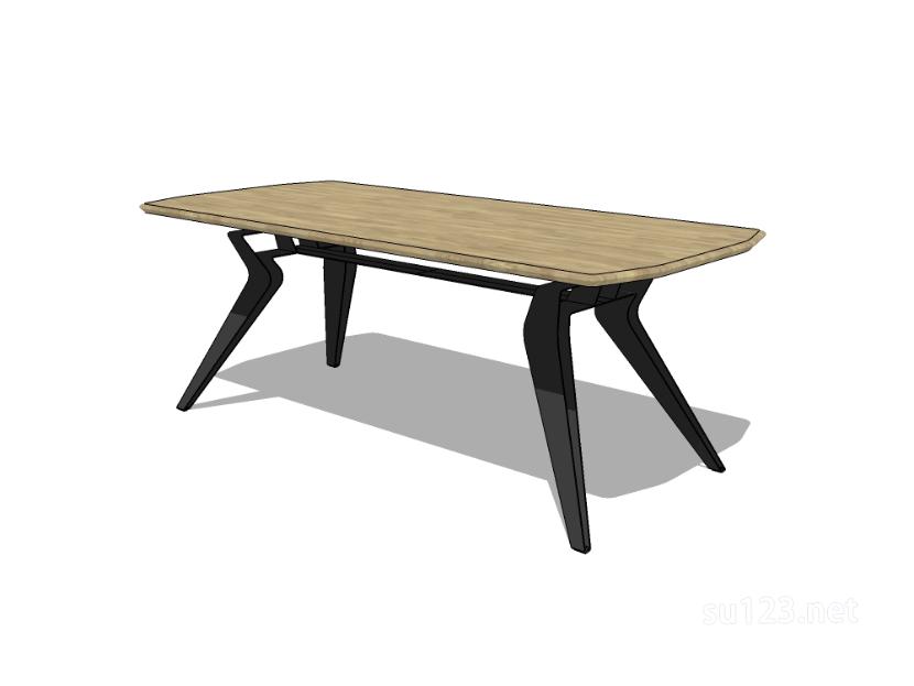 方餐桌50SU模型