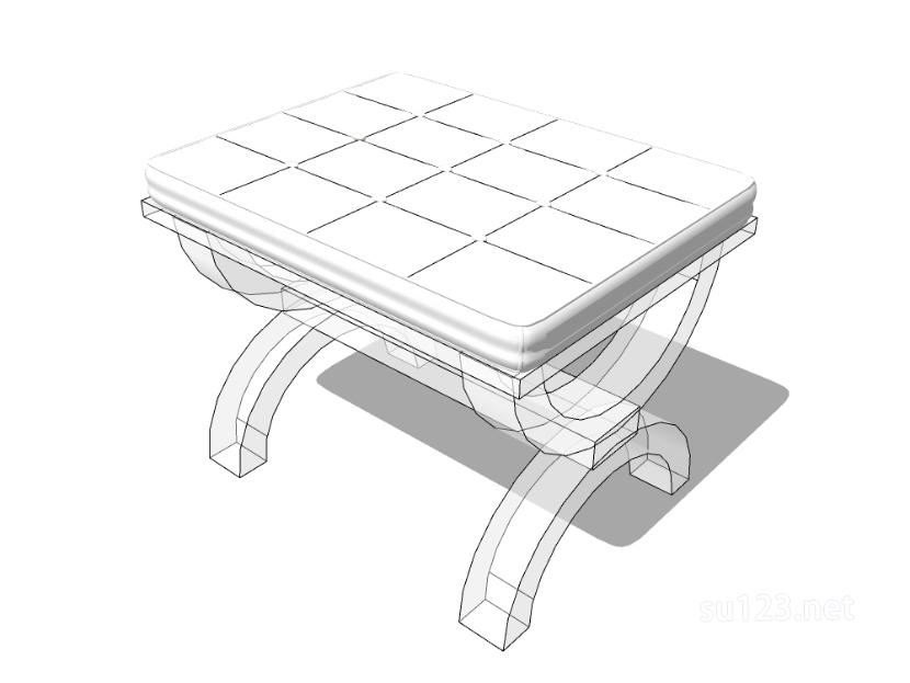 脚凳17SU模型草图大师sketchup模型