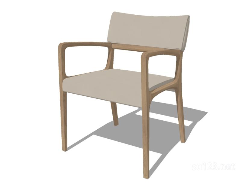 扶手椅子单椅12SU模型草图大师sketchup模型