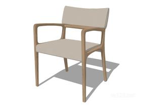 扶手椅子单椅12SU模型