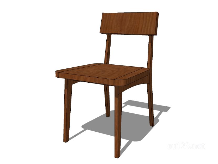 无扶手椅子单椅25SU模型草图大师sketchup模型