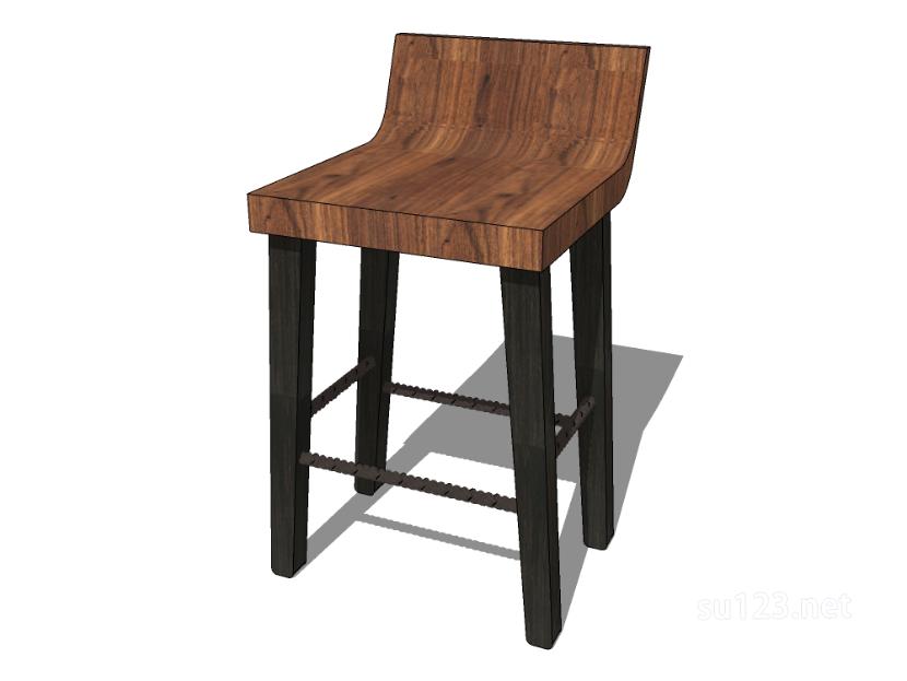 吧台椅7SU模型