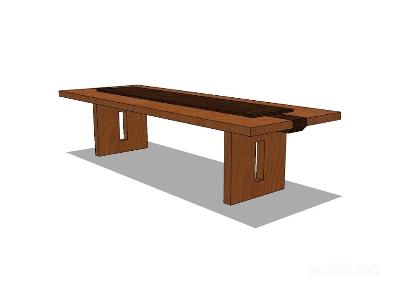 方餐桌39SU模型