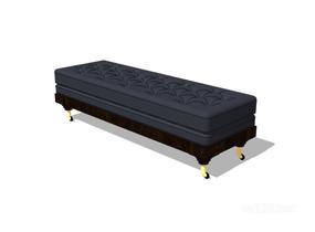 床尾椅4SU模型