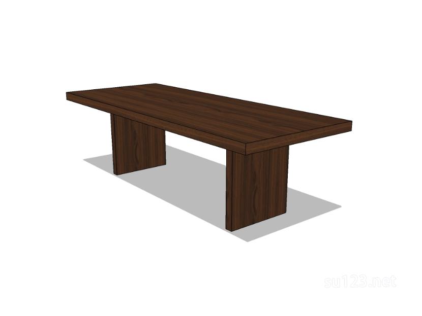 方餐桌16SU模型