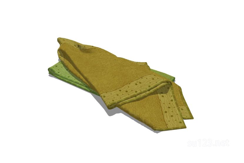 毛巾 (5)SU模型
