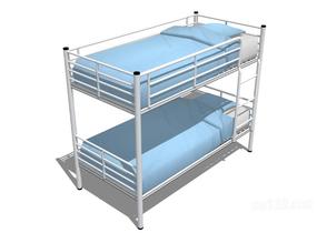 上下床高低床 3SU模型
