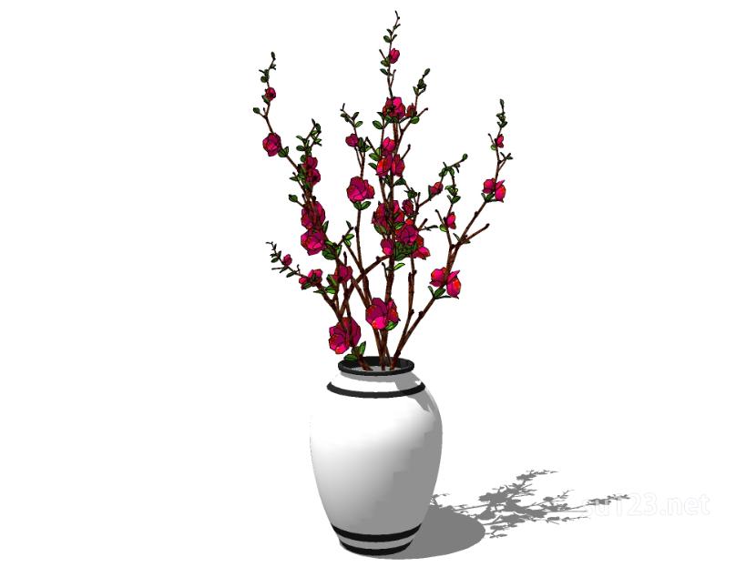 花瓶 48SU模型
