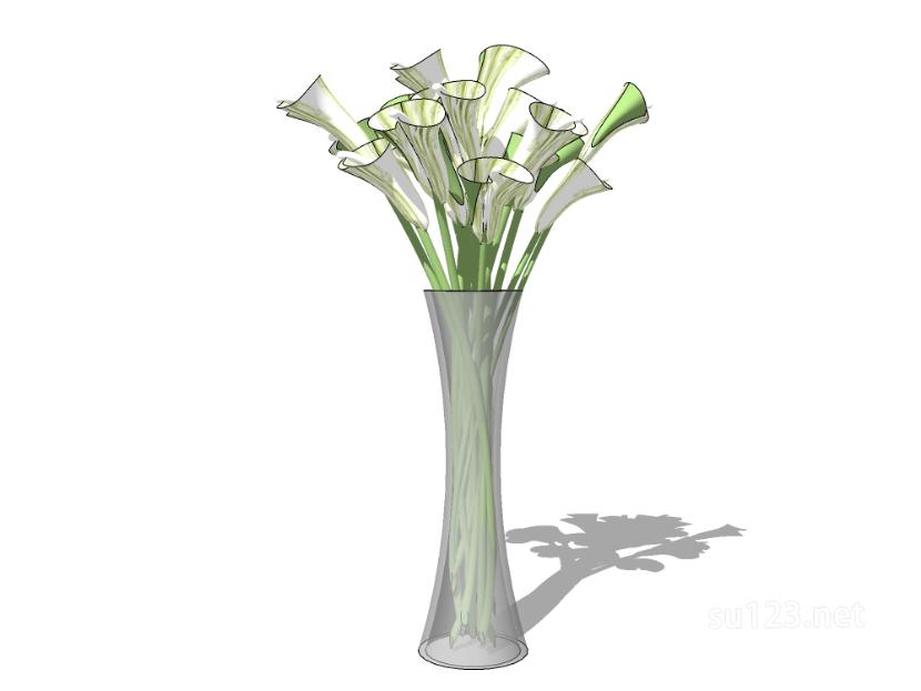 花瓶 44SU模型草图大师sketchup模型