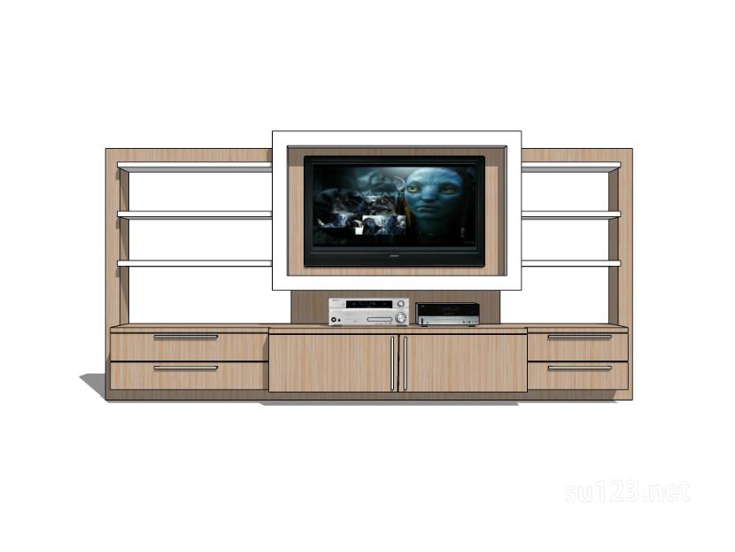 电视柜 63SU模型