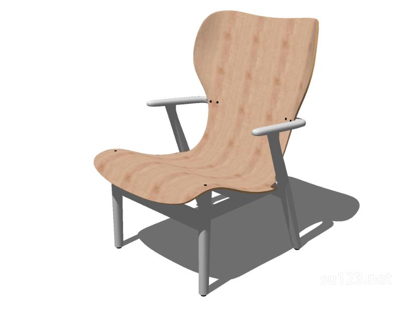 北欧椅子-030SU模型草图大师sketchup模型
