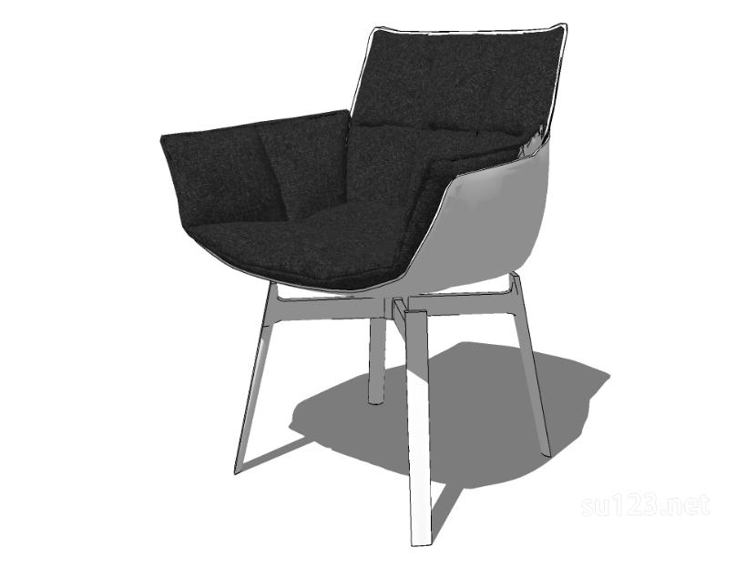北欧椅子-021SU模型
