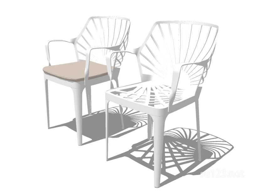 北欧椅子-067SU模型草图大师sketchup模型