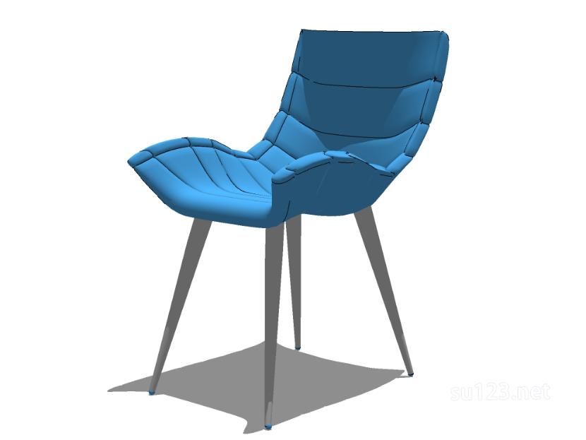 北欧椅子-012SU模型草图大师sketchup模型