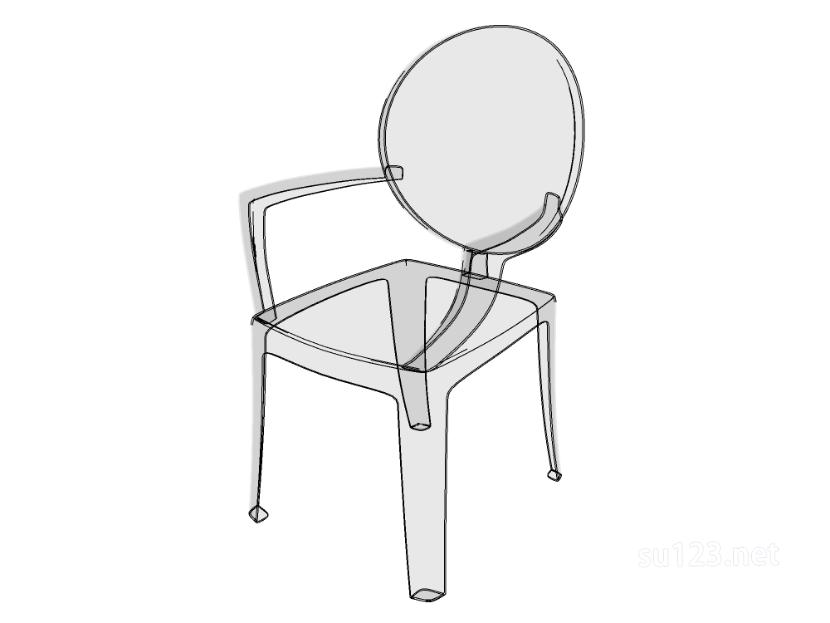 北欧椅子-062SU模型草图大师sketchup模型