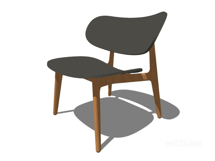 北欧椅子-033SU模型草图大师sketchup模型