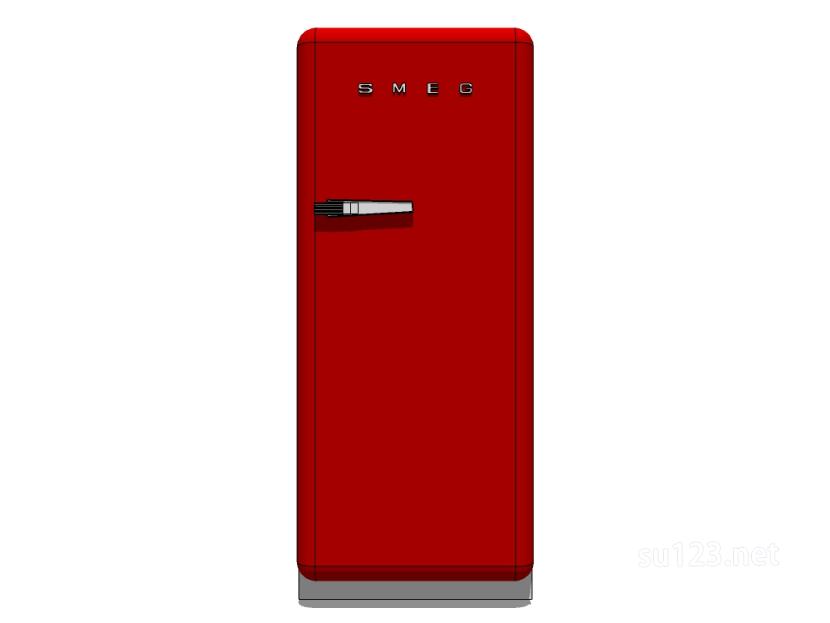 冰箱2SU模型