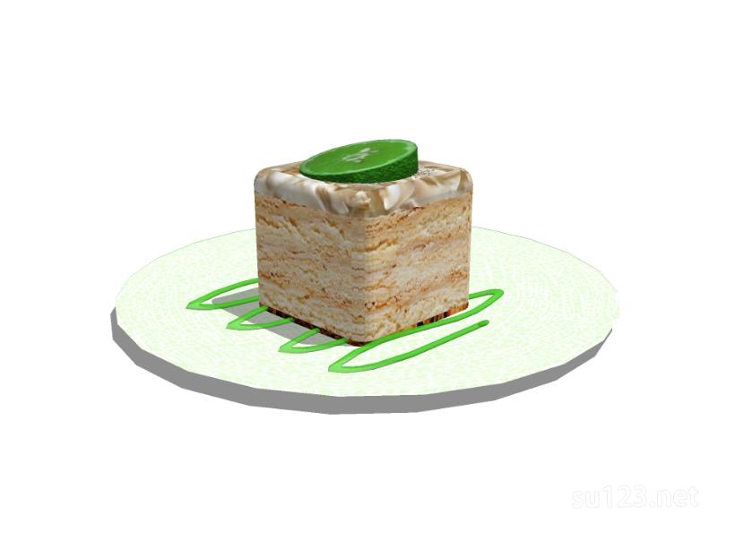 蛋糕3SU模型