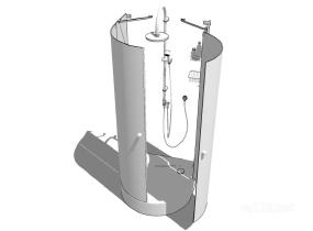 淋浴室4SU模型
