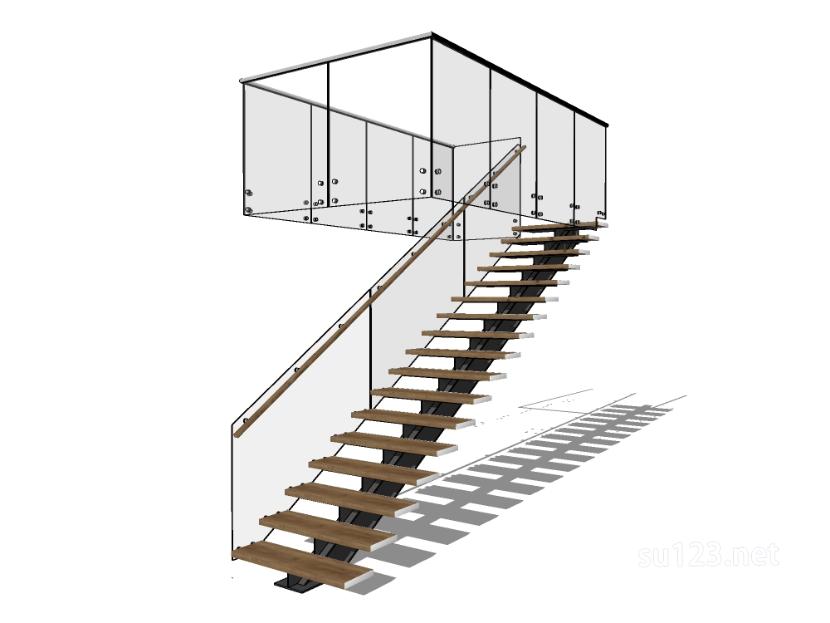 楼梯构件24SU模型
