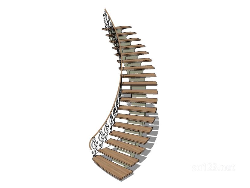 楼梯构件28SU模型