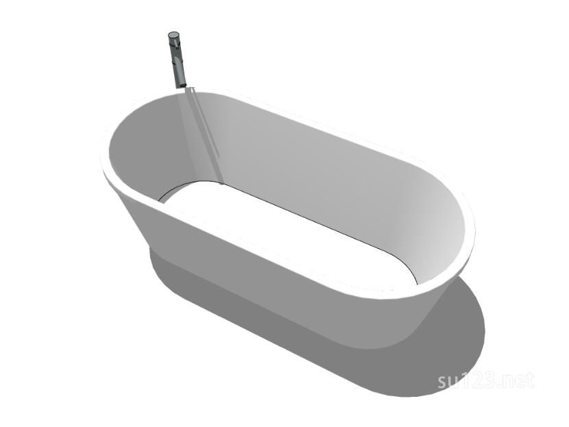 浴缸15SU模型