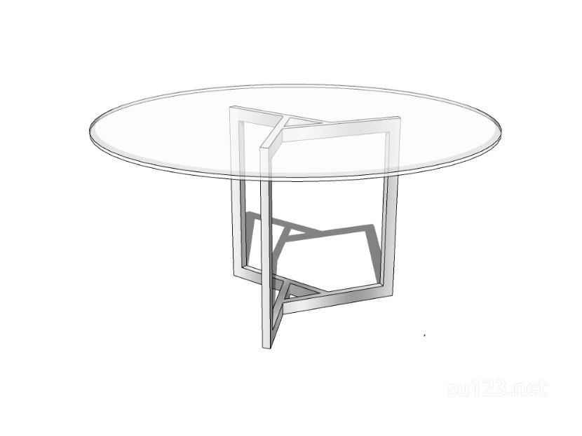 餐桌26SU模型