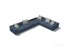 轻奢沙发椅3SU模型