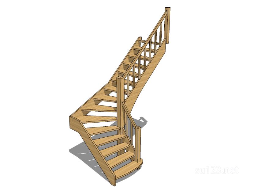 楼梯构件12SU模型